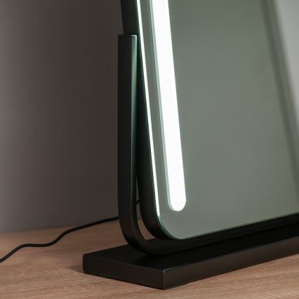 BRILAGI - Espelho de maquilhagem LED regulável CALIFORNIA LED/22W/230V 3000/4000/6500K 58x43 cm preto