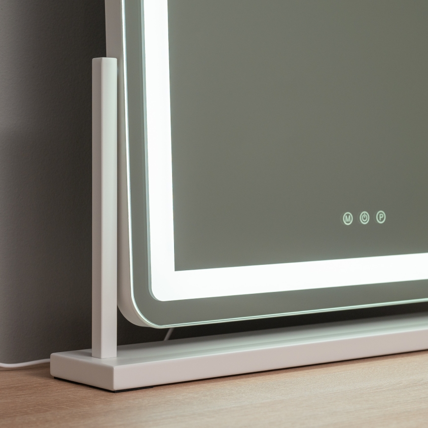 BRILAGI - Espelho de maquilhagem LED regulável CALIFORNIA LED/25W/230V 3000/4000/6500K 55x44 cm branco