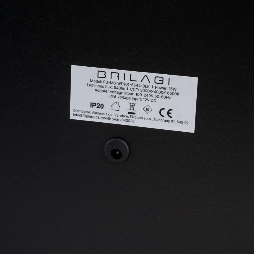 BRILAGI - Espelho de maquilhagem LED regulável CALIFORNIA LED/25W/230V 3000/4000/6500K 55x44 cm branco