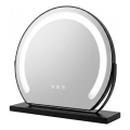 Brilagi - Espelho de maquilhagem LED regulável FLORIDA LED/14W/230V 3000/4000/6500K 44x40 cm preto