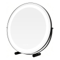 Brilagi - Espelho de maquilhagem LED regulável FLORIDA LED/17W/230V 3000/4000/6500K Ø 42 cm preto