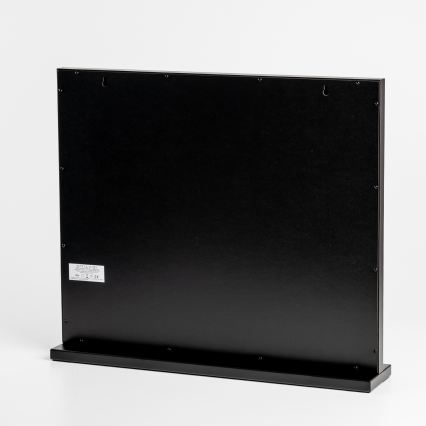 BRILAGI - Espelho de maquilhagem LED dimerizável HOLLYWOOD LED/15W/230V CCT + 2x USB 60x50 cm preto
