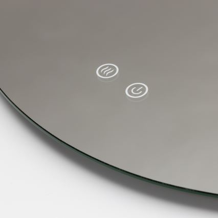 Brilagi - Espelho aquecido LED para casa de banho DEMI PRO LED/20W/230V Ø 60 cm IP44 CRI 90 dimerizável + CCT