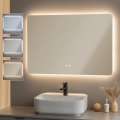 BRILAGI - Espelho LED aquecido para casa de banho DIANA LED/20W/230V 60x90 cm IP44 CRI 90 dimerizável + CCT