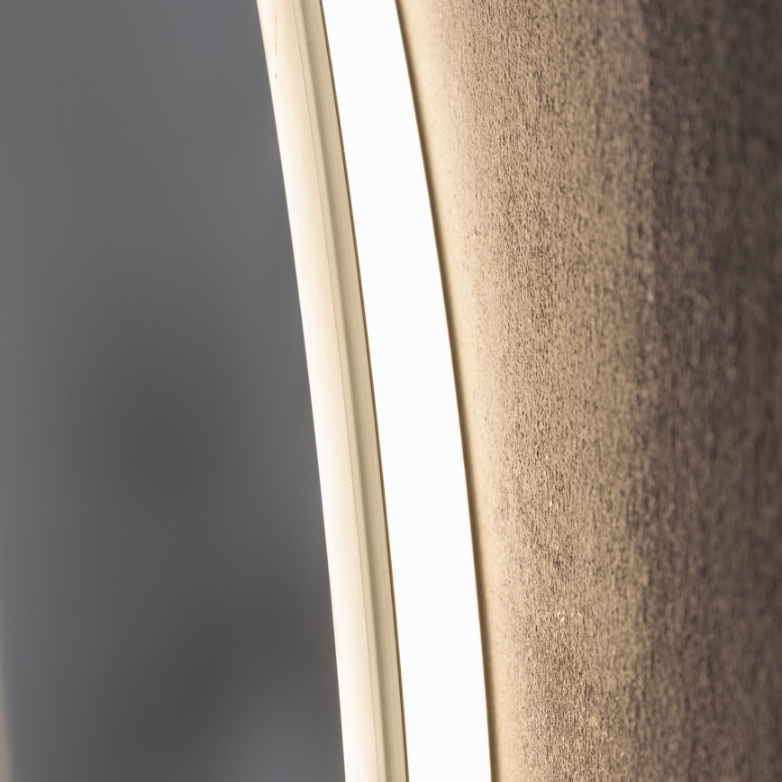 Brilagi - Espelho de casa de banho aquecido LED CLARA ECO LED/12W/230V Ø 60 cm IP44 CRI 90 dimerizável + CCT