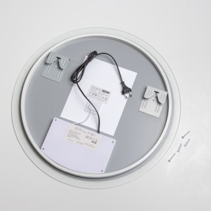 Brilagi - Espelho de casa de banho aquecido LED CLARA ECO LED/12W/230V Ø 60 cm IP44 CRI 90 dimerizável + CCT