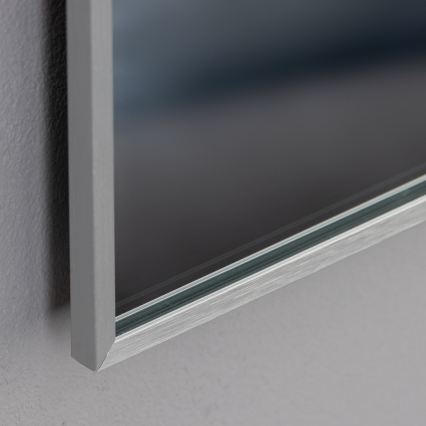 Brilagi - Espelho de casa de banho DESIO LED/24W/230V 60x60 cm prateado IP44 CRI 90 dimerizável + CCT