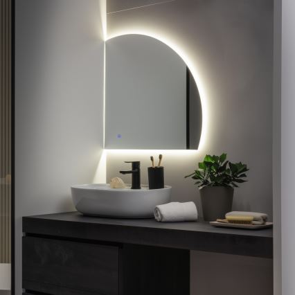 Brilagi - Espelho de casa de banho LED QUARTIERE LED/18W/230V 50x55 cm IP44 CRI 90 dimerizável + CCT