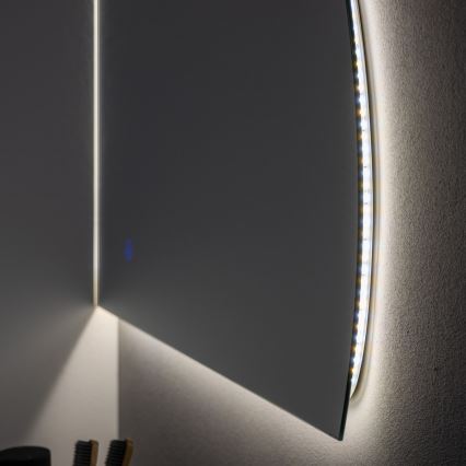Brilagi - Espelho de casa de banho LED QUARTIERE LED/18W/230V 50x55 cm IP44 CRI 90 dimerizável + CCT