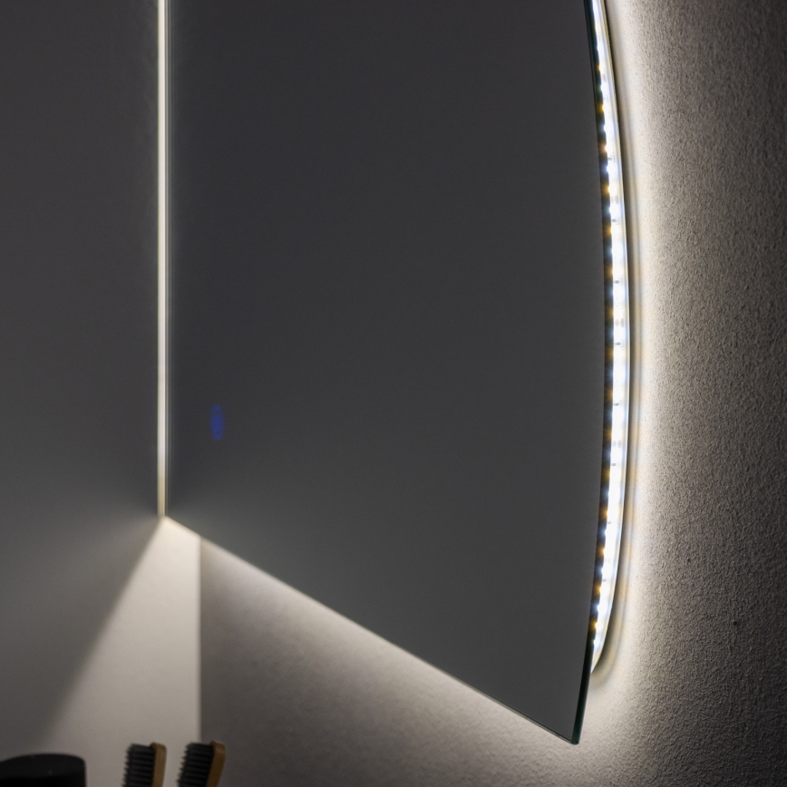 Brilagi - Espelho de casa de banho LED QUARTIERE LED/18W/230V 50x55 cm IP44 CRI 90 dimerizável + CCT