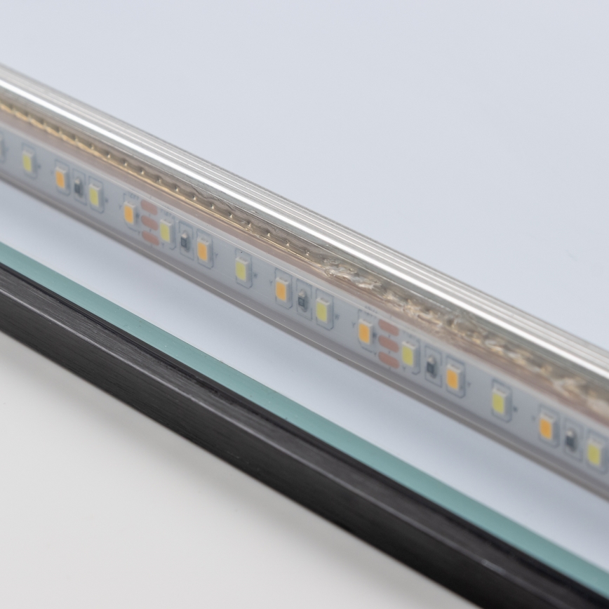 Brilagi - Espelho de Casa de Banho LED SUELLO 20W/230V 40x60 cm preto IP44 CRI 90 dimerizável + CCT (temperatura de cor ajustável)