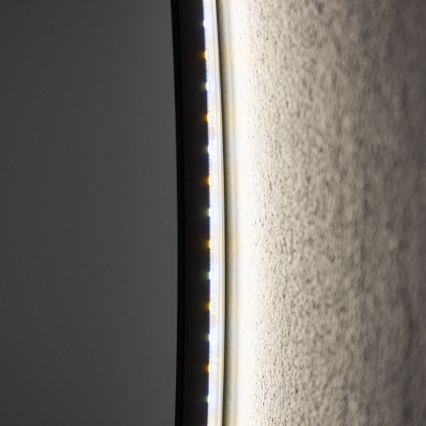 BRILAGI - Espelho LED para casa de banho VENA BLACK LED/26W/230V Ø 80 cm IP44 CRI 90 dimerizável + CCT