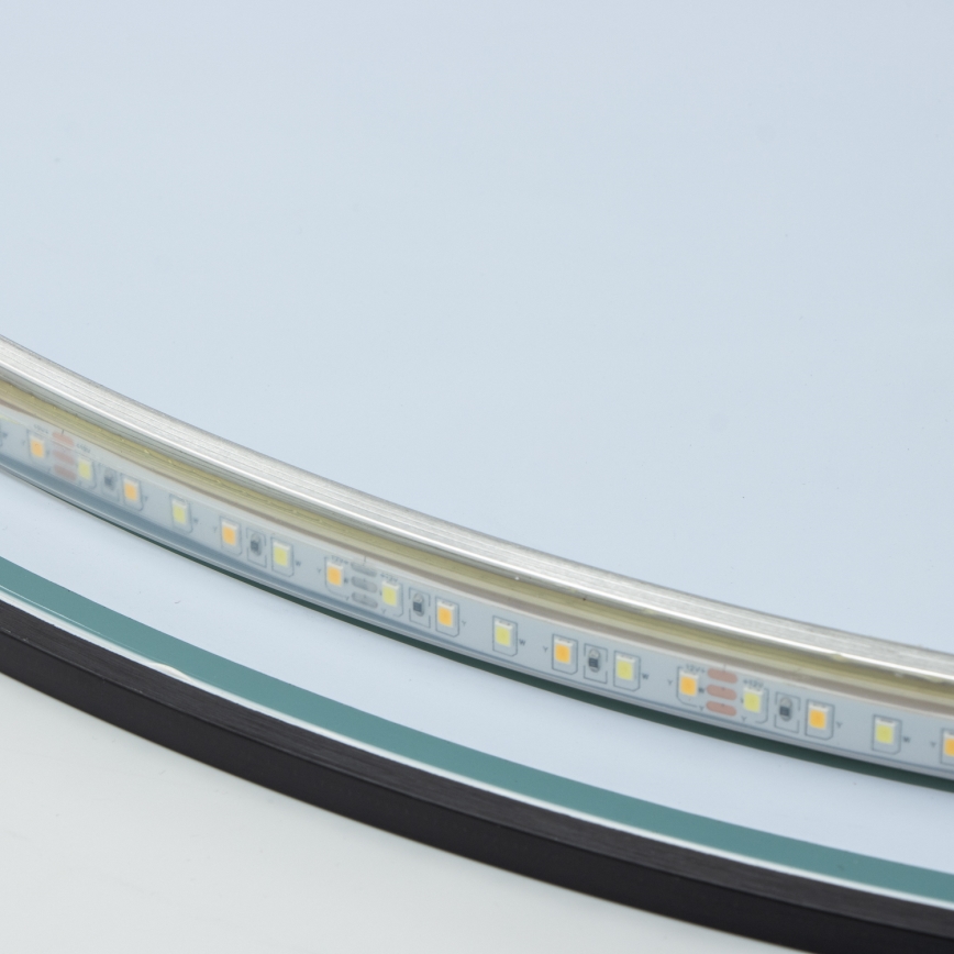 BRILAGI - Espelho LED para casa de banho VENA BLACK LED/26W/230V Ø 80 cm IP44 CRI 90 dimerizável + CCT