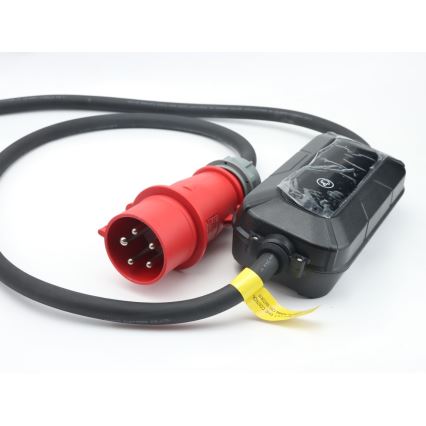 Brilagi - Estação de carregamento portátil para veículos elétricos FAST AC Tipo 2 16A/380V 11kW + ficha 230V, 3,7kW 5m + caso