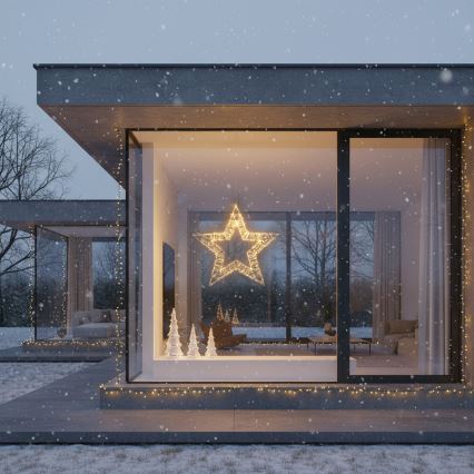 Brilagi - Estrela decorativa de Natal LED para exterior LED/6W/230V IP44