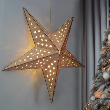 Brilagi - Estrela LED para decoração de Natal, 2x AA