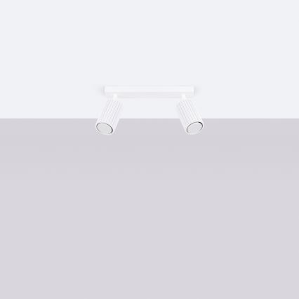 Brilagi - Foco CRESTO 2xGU10/10W/230V branco