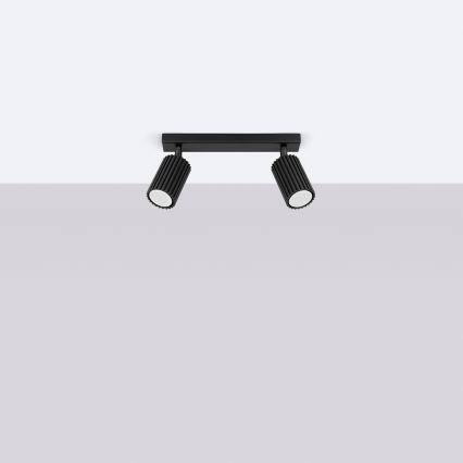 Brilagi - Foco CRESTO 2xGU10/10W/230V preto