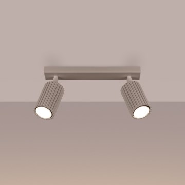 Brilagi - Foco CRESTO 2xGU10/10W/230V taupe