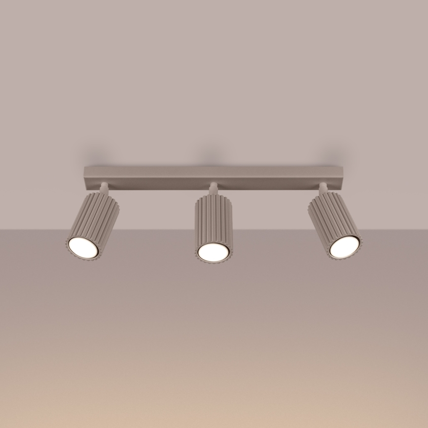 Brilagi - Foco CRESTO 3xGU10/10W/230V taupe