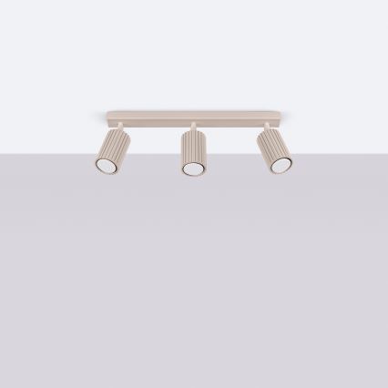 Brilagi - Foco CRESTO 3xGU10/10W/230V taupe