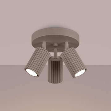 Brilagi - Foco CRESTO 3xGU10/10W/230V taupe