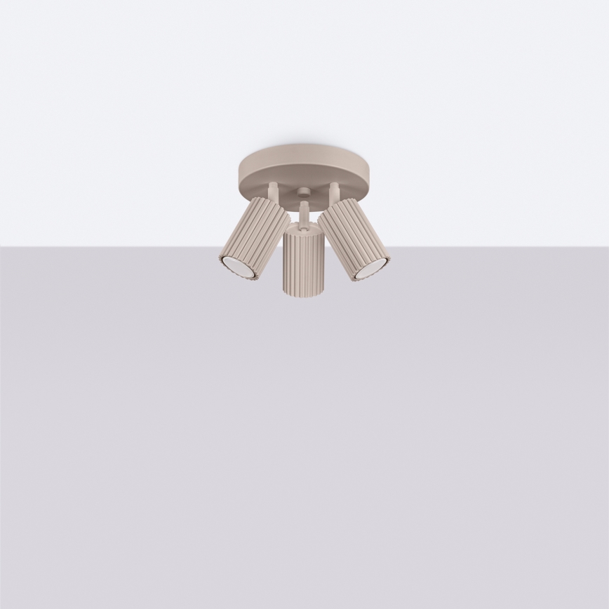 Brilagi - Foco CRESTO 3xGU10/10W/230V taupe