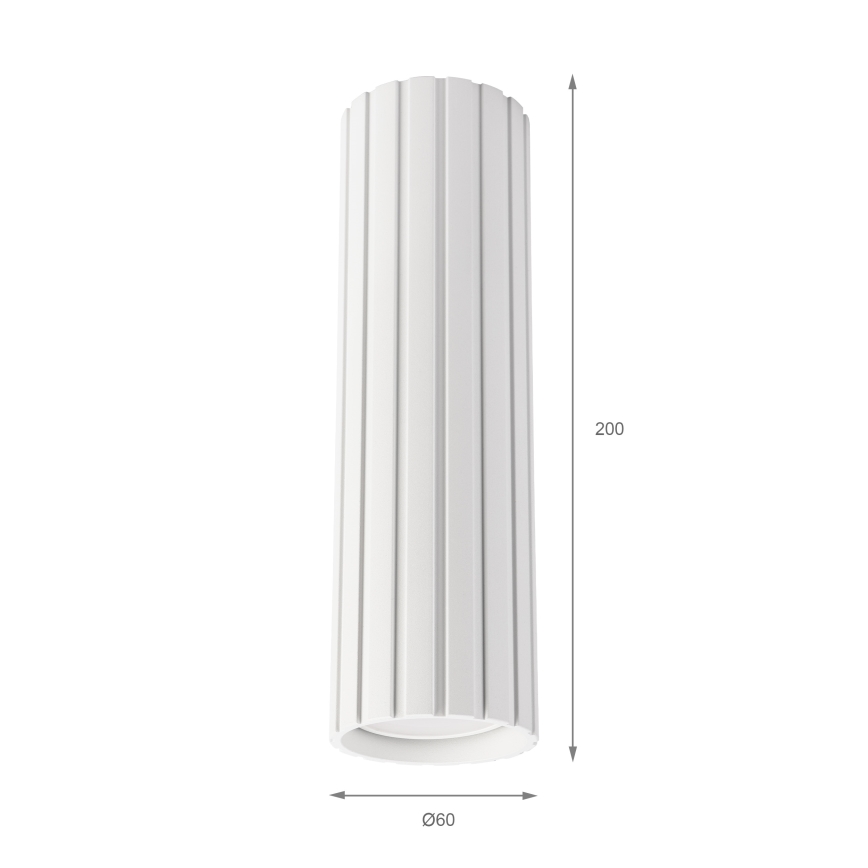 Brilagi - Foco CRISPINA 1xGU10/10W/230V 20 cm branco