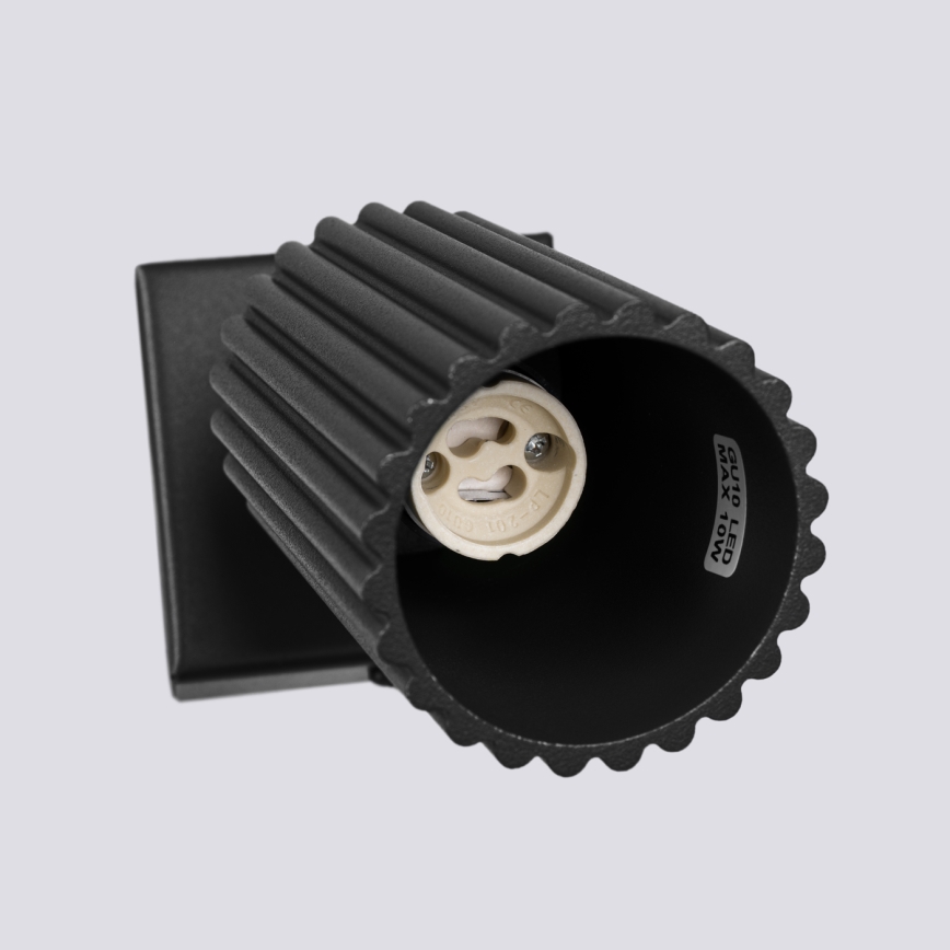 Brilagi - Foco de parede CRESTO 1xGU10/10W/230V preto