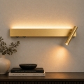 BRILAGI - Foco de parede LED ARLIX LED/3W/230V + LED/7W dourado IRC 90