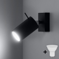 BRILAGI -  Foco de parede LED ASMUS 1xGU10/7W/230V preto
