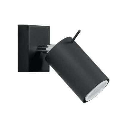 Brilagi -  Foco de parede LED ASMUS 1xGU10/7W/230V preto