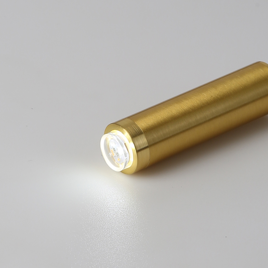 Brilagi - Foco de parede LED com regulação MAYA 1xG9/4W/230V preto/dourado 2700-6500K Wi-Fi Tuya