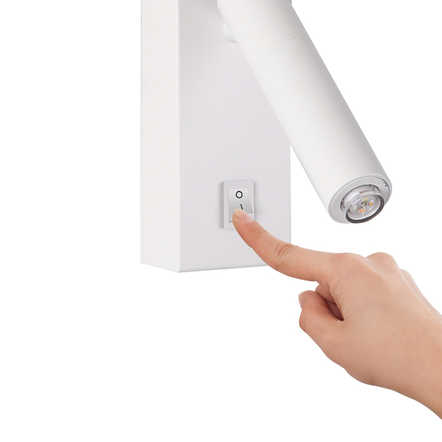 Brilagi - Foco de parede LED MAYA 1xG9/7W/230V branco