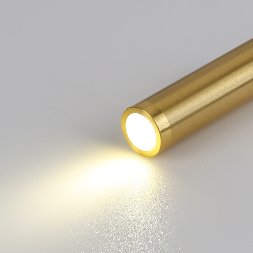 Brilagi - Foco de parede LED MAYA LED/3W/230V 4000K branco/dourado