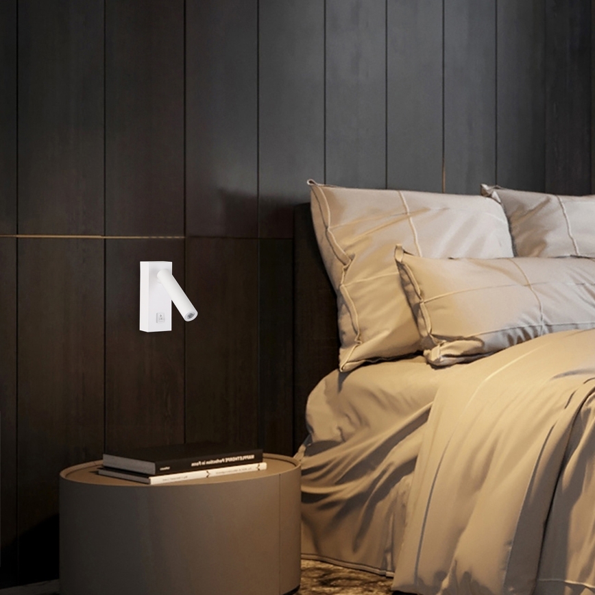 Brilagi - Foco de parede LED MAYA LED/3W/230V 4000K branco