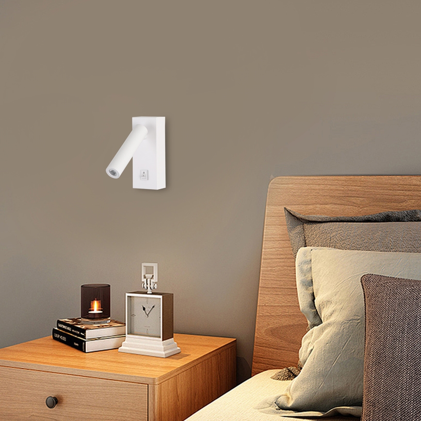 Brilagi - Foco de parede LED MAYA LED/3W/230V 4000K branco