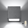 Brilagi -  Foco de parede LED MURO 1xG9/3,5W/230V betão