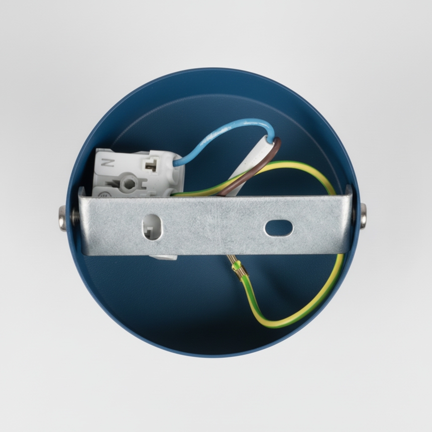 Brilagi - Foco de parede POKER 1xGU10/25W/230V azul/dourado