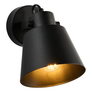 Brilagi - Foco de parede TECHNO 1xE27/60W/230V preto