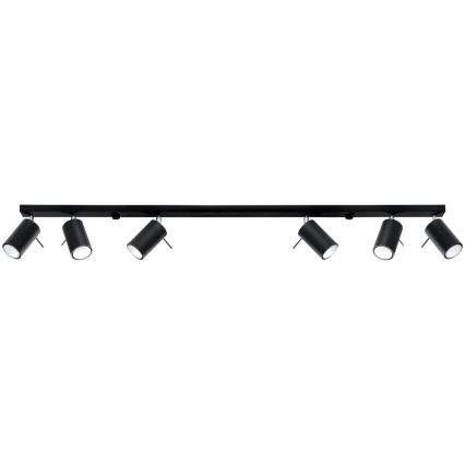 Brilagi -  Foco LED ASMUS 6xGU10/7W/230V preto