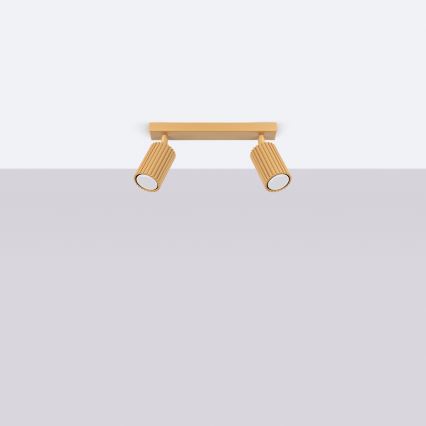 Brilagi - Foco LED CRESTO 2xGU10/10W/230V dourado