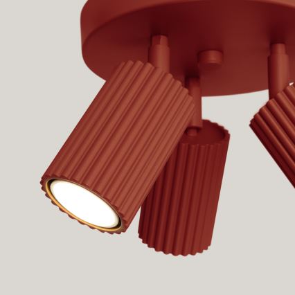BRILAGI - Foco LED CRESTO 3xGU10/10W/230V laranja