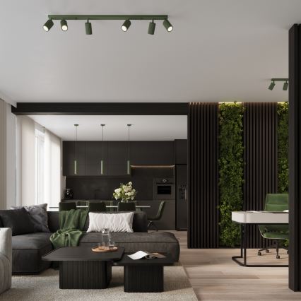 Brilagi - Foco LED CRESTO 4xGU10/10W/230V verde