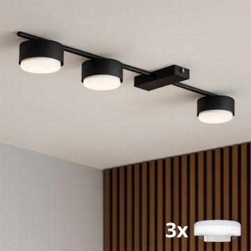 Brilagi - Foco LED MONO 3xGX53/13W/230V preto