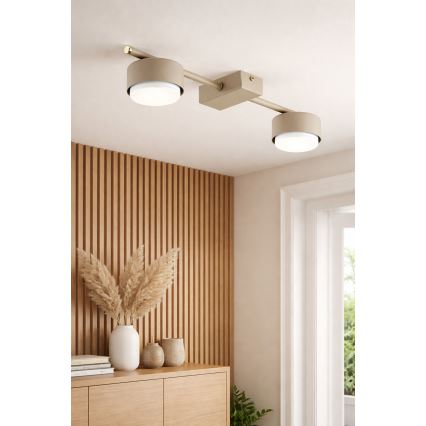 Brilagi - LED RGB+CCT Dimerizável foco embutido MONO 2xGX53/14W/230V 2700-6500K Wi-Fi Tuya bege