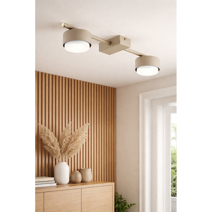 Brilagi - LED RGB+CCT Dimerizável foco embutido MONO 2xGX53/14W/230V 2700-6500K Wi-Fi Tuya bege