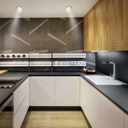 Brilagi - Spot LED RGBW dimerizável MIA 1xGU10/30W/230V 3000K Wi-Fi 84x80 mm branco