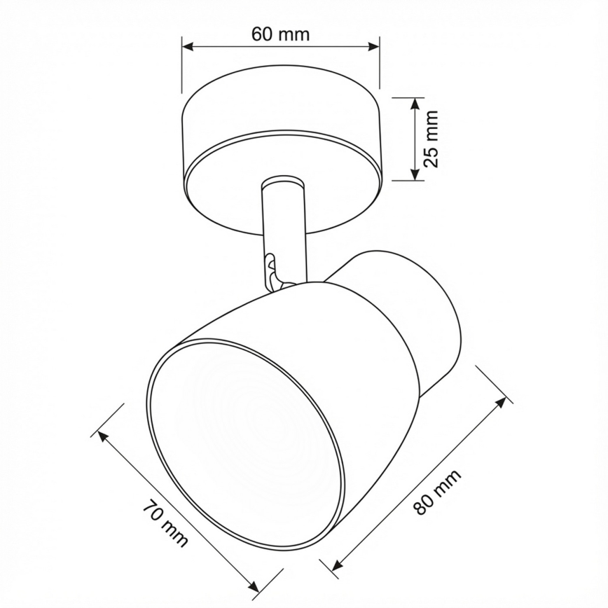 Brilagi - Foco LED RGBW regulável NUGGET 1xGU10/4,8W/230V preto/dourado