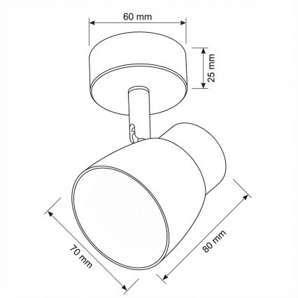 Brilagi - Foco LED RGBW regulável NUGGET 1xGU10/6W/230V preto/dourado